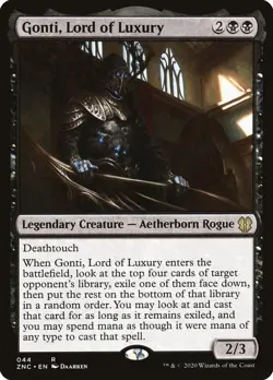 Gonti, Lord of Luxury NM #44 Commander: Zendikar Rising MTG - Image 1