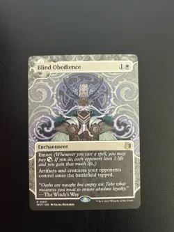 Blind Obedience Wilds of Eldraine: Enchanting Tales Regular Rare Mtg 01 - Image 1