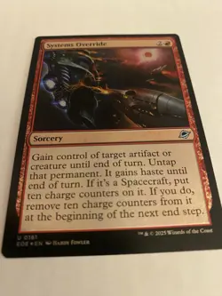 Systems Override (Uncommon Foil) #161 Edge of Eternities MTG NM - Image 1