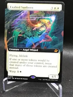 EXALTED SUNBORN (EXTENDED ART) Edge Of Eternities EOE MTG NP #318 - Image 1