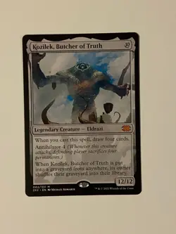Magic the Gathering : DOUBLE MASTERS 2022 Kozilek Butcher of Truth NM MTG - Image 1