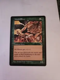 Magic the Gathering (mtg): TMP: Muscle Sliver LP m2 - Image 1