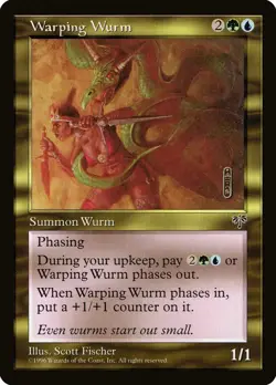 MTG Warping Wurm Mirage R (LIGHTLY PLAYED) - Image 1