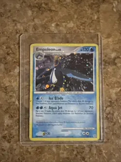 Pokemon 2007 Diamond & Pearl Empoleon LV. 42 Holo Card #4/130 AS IS - Image 1