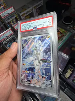 POKEMON PSA 10 2025 N's Reshiram 167/159 Journey Together Box Topper Promo - Image 2
