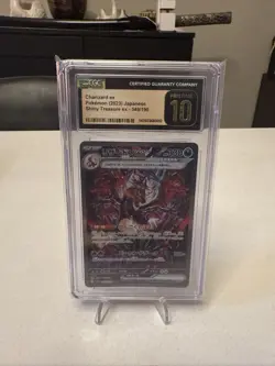 2023 Charizard ex 349/190 SAR Pokemon Shiny Treasure ex SV4a CGC Pristine 10 - Image 1