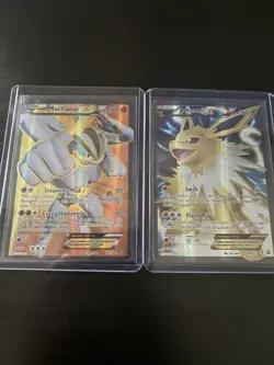 Pokemon TCG Machamp And Jolteon Ex Full Art From Pokemon Generations. - Image 1
