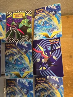 Pokemon TCG Mini Portfolio Binder Lot Of 9 Lugia Vulpix Silver Tempest Holds 60 - Image 3
