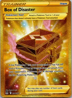 Box of Disaster (Secret) 214/196 Pokemon TCG SWSH11: Lost Origin Secret Rare NM - Image 1