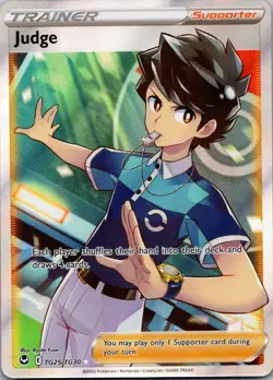 Judge TG25/TG30 Pokemon TCG SWSH12: Silver Tempest Trainer Gallery Ultra Rare NM - Image 1