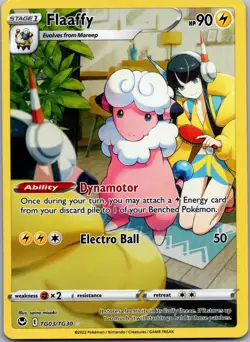 Flaaffy TG03/TG30 Pokemon TCG SWSH12: Silver Tempest Trainer Gallery Ultra Rare - Image 1