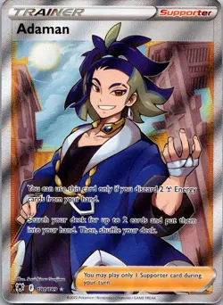 Adaman (Full Art) 181/189 Pokemon TCG SWSH10: Astral Radiance Ultra Rare NM - Image 1