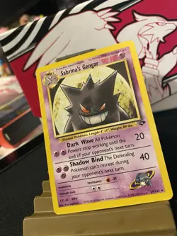2000 SABRINA'S GENGAR 29/132 GYM CHALLENGE UNLIMITED POKEMON TCG MP - Image 1