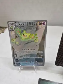 Reuniclus 212 SVP IR Promo - Pokemon TCG Black Bolt Tech Sticker Collection NM+ - Image 2