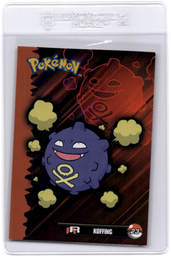 Pokemon Topps Team Rocket Set Koffing - Image 1