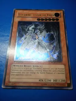 MP 1st Ed Blackwing - Elphin the Raven RGBT-EN013 Ultimate rare Yugioh! (Tracked - Image 3