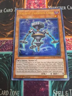 Yugioh Malefic Paradox Gear DUOV-EN048 Ultra Rare 1st Edition Near Mint - Image 1