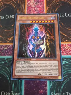 Yugioh Dark Necrofear LC03-EN002 Ultra Rare Limited Near Mint - Image 1