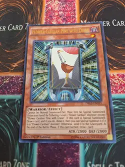 Yugioh Flower Cardian Pine with Crane DRL3-EN035 Ultra Rare 1st Edition NM - Image 1
