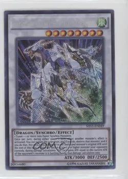 Crystal Wing Synchro Dragon Unlimited YuGiOh Shining Victories #SHVI-EN049 3c7 - Image 1