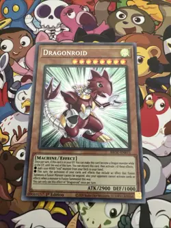 Yugioh x1 Dragonroid 1st Edition Secret Rare BROL-EN011 (Near Mint!) - Image 1