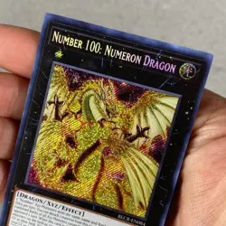 Yugioh - Number 100: Numeron Dragon (Secret Rare) (1st Edition) - BLCR-EN084 - Image 2