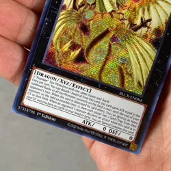 Yugioh - Number 100: Numeron Dragon (Secret Rare) (1st Edition) - BLCR-EN084 - Image 3