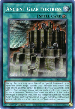 Yugioh! Ancient Gear Fortress - RA03-EN062 - Secret Rare NM/M English - Image 1