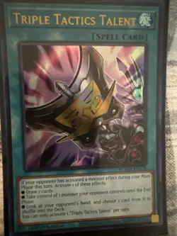 Yugioh Triple Tactics Talent BLMM-EN170 1st Edition Ultra Rare NM Presale - Image 1
