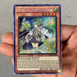 Yugioh! Wynn the Wind Channeler - MP21-EN158 - Prismatic Secret Rare - 1st Editi - Image 1
