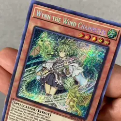 Yugioh! Wynn the Wind Channeler - MP21-EN158 - Prismatic Secret Rare - 1st Editi - Image 2