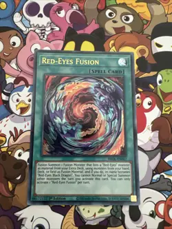 YUGIOH RED-EYES FUSION BROL-EN067 ULTRA 1ST ED NM - Image 1