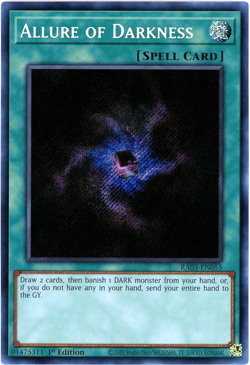 Yugioh! Allure of Darkness RA03-EN055 Secret Rare 1st Edition NM/M English - Image 1
