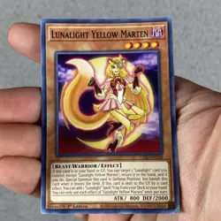 Yugioh! Lunalight Yellow Marten - LDS2-EN128 - Common - 1st Edition Near Mint - Image 1