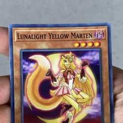 Yugioh! Lunalight Yellow Marten - LDS2-EN128 - Common - 1st Edition Near Mint - Image 2
