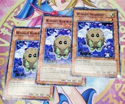 Yugioh 3x Winged Kuriboh DT01-EN008 Duel Terminal 1 Playset NM/LP - Image 1