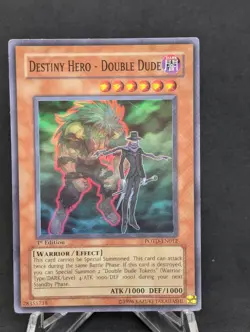 Destiny Hero Double Dude POTD-EN012 1st Edition Ultra Rare Yugioh TCG MP+ - Image 1