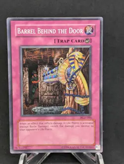 YUGIOH BARREL BEHIND THE DOOR PGD-095 SUPER (LP-) - Image 1