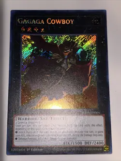 Yugioh! Gagaga Cowboy - RA04-EN064 - Secret Rare - 1st Edition Near Mint, Englis - Image 1