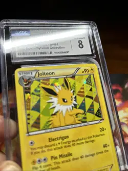 Jolteon BW91 Sylveon Collection Holo Black Star Promo CGC 8 NM/Mint Pokemon Card - Image 1