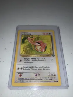Lickitung 38/64 - Jungle Set Pokemon Card - WOTC - Near Mint - Image 1