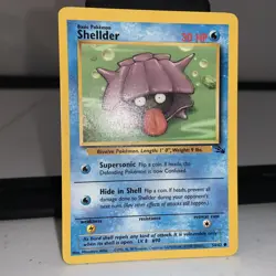 Pokemon SHELLDER Edition Fossil Pack Fresh quality 1999 Card #54/62 - Image 1