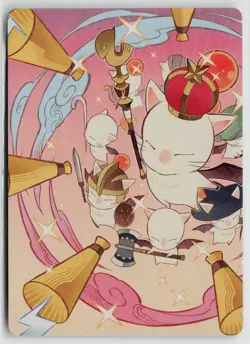 MTG Final Fantasy Art Series Summon Good King Mog XII x1 NM Art Card - Image 1