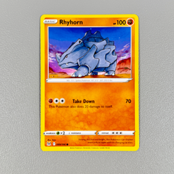 Pokemon TCG Card - Rhyhorn 89/196 Common | 2022 Lost Origin | NM/Mint - Image 2