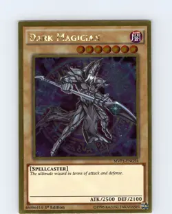 Yu-Gi-Oh TCG Dark Magician MVP1-ENG54 1st Edition Gold Rare Card NM - Image 1