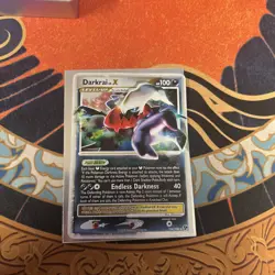 Pokemon TCG Darkrai Lv.X Card Holo Rare 104/106 HP - Image 1