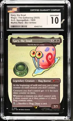 TOXRILL, THE CORROSIVE Secret Lair Gary, the Snail Mythic CGC 10 MTG - Image 1