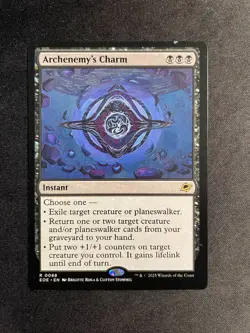 MTG Archenemy's Charm, NM-Mint, (EOE #0088) Regular - Image 1