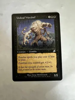 Mtg Undead Warchief Scourge - Image 1