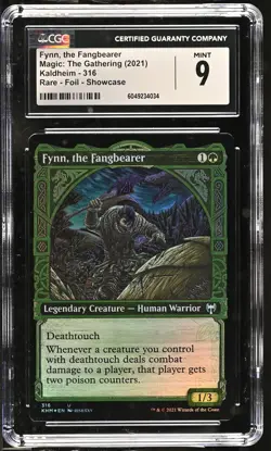 FYNN, THE FANGBEARER Kaldheim Showcase Foil CGC 9 MTG [Nostalgium] - Image 1